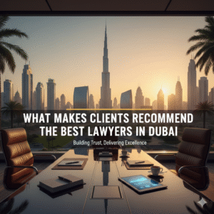 what makes clients recommend the best lawyers in Dubai