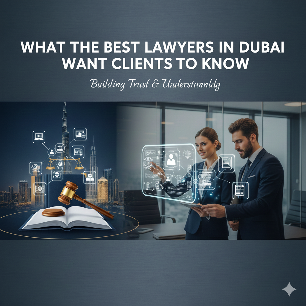 what the best lawyers in Dubai want clients to know