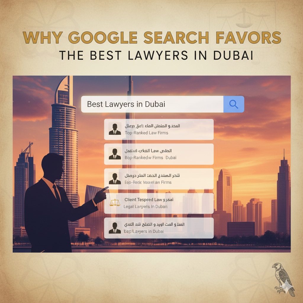 why Google search favors the best lawyers in Dubai