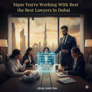 signs of best lawyers in Dubai
