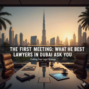 the first meeting: what the best lawyers in Dubai ask you
