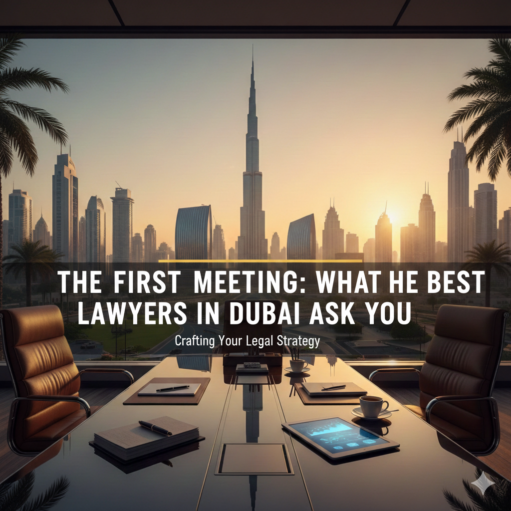 the first meeting: what the best lawyers in Dubai ask you